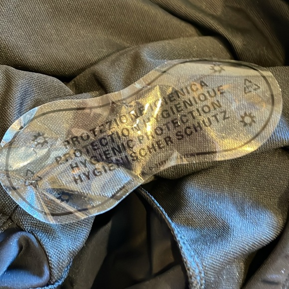 Women's Black White Tye Dye Tankini Swimsuit XL - Picture 9 of 9